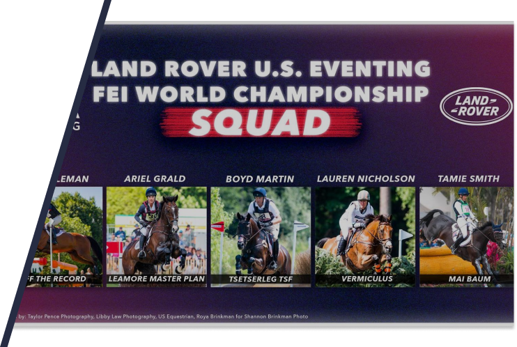U.S. Equestrian Announces Land Rover Eventing Squad for the 2022 FEI World Eventing Championships
