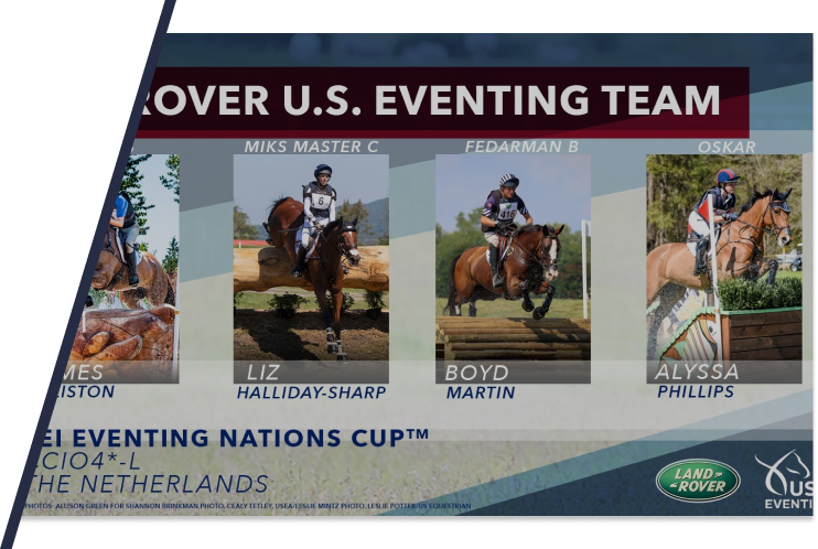 US Equestrian Announces Land Rover U.S. Eventing Team for FEI Eventing Nations Cup™ Netherlands CCIO4*-L